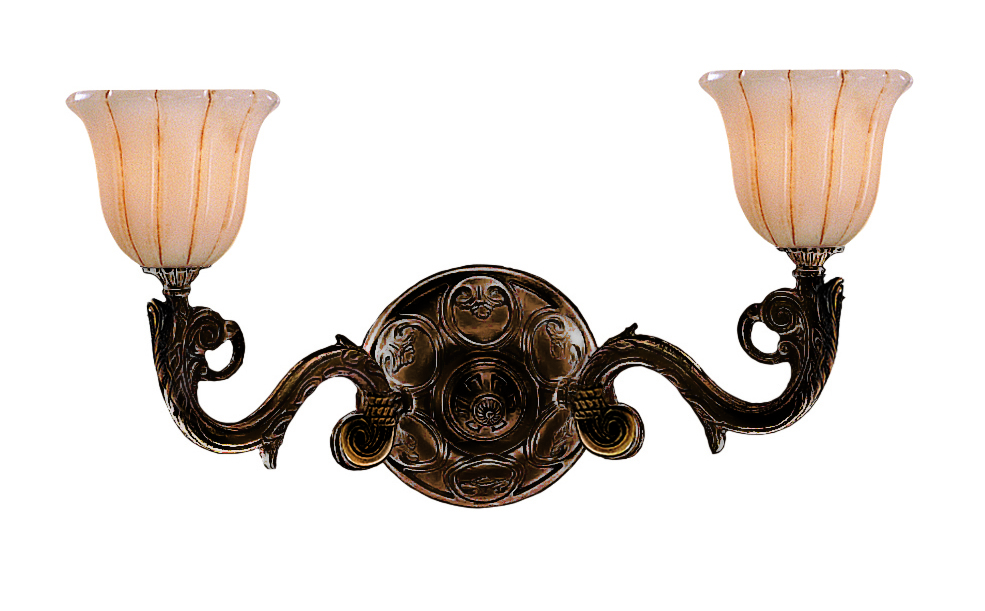 2 Light Bronze Sconce