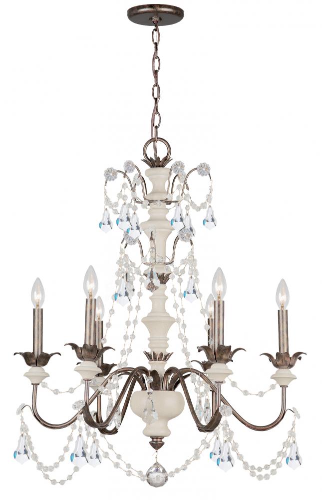 Malibu 6 Light Chandelier