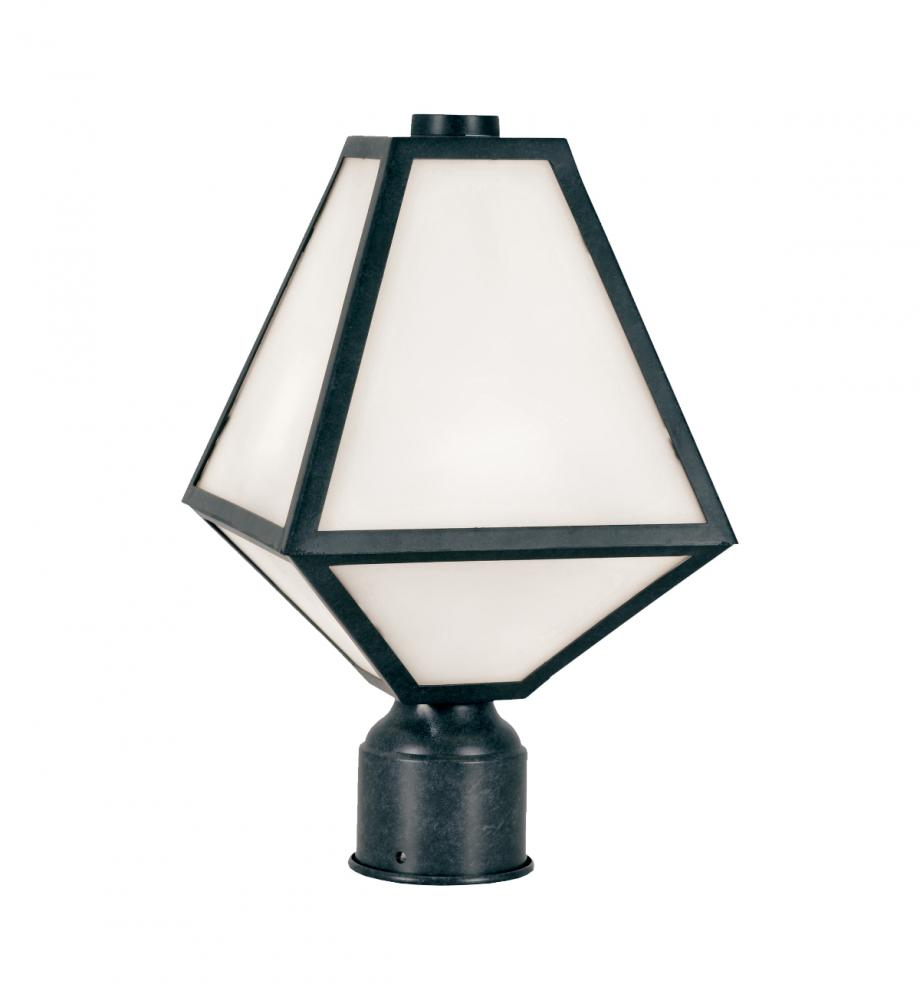 Brian Patrick Flynn Glacier 1 Light Black Charcoal Outdoor Post