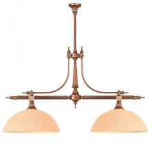 Crystorama 1392-RB - Crystorama 2 Light Roman Bronze Chandelier