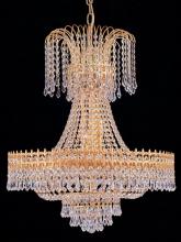 Crystorama 1472-GD-CL-SAQ - Empire II 24 Light Spectra Crystal Gold Chandelier I