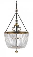 Crystorama 257-FA - Crystorama 6 Light Glass Beads Chandelier