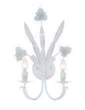 Crystorama 4812-WW - Crystorama Southport 2 Light Wet White Sconce