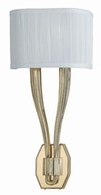 Crystorama 582-PB - Crystorama 2 Light Polished Brass Sconce