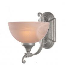 Crystorama 6501-SB - 1 Light Satin Brass Transitional Sconce