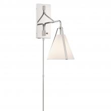 Crystorama FUL-901-PN - Fulton 1 Light Polished Nickel Task Sconce