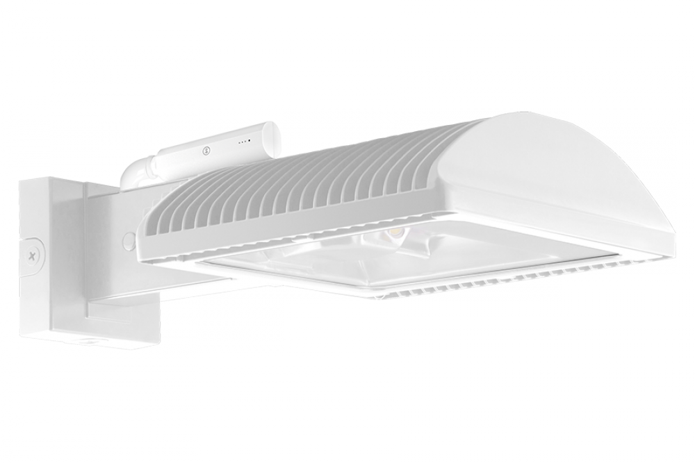 WALL PACKS 12476 LUMENS WPLED TYPE III 105W 4000K 0-10V DIMMING 120V-277V LIGHTCLOUD CONTROLLER BR