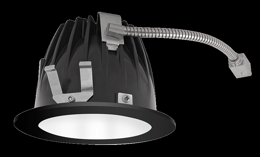 RECESSED DOWNLIGHTS 12 LUMENS NDLED4RD 4 INCH ROUND UNIVERSAL DIMMING 50 DEGREE BEAM SPREAD 2700K