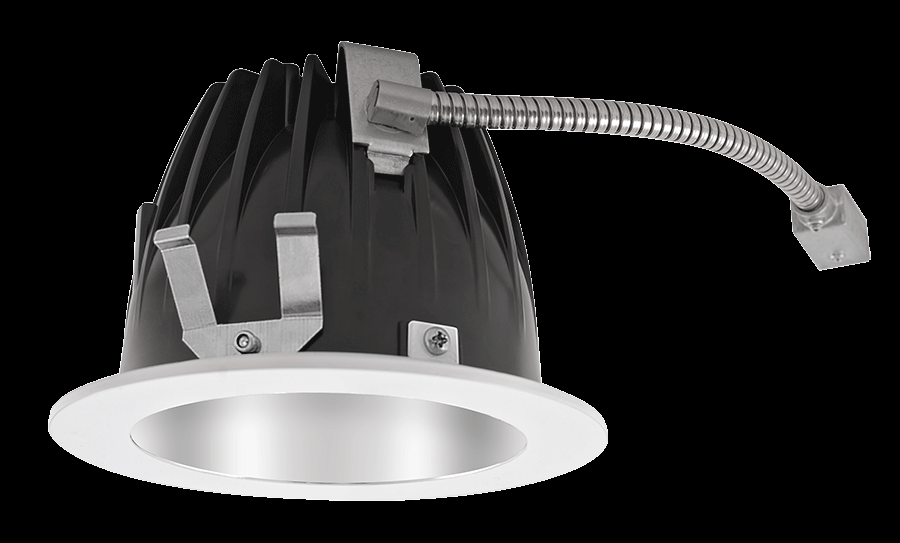 RECESSED DOWNLIGHTS 12 LUMENS NDLED4RD 4 INCH ROUND UNIVERSAL DIMMING 80 DEGREE BEAM SPREAD 4000K