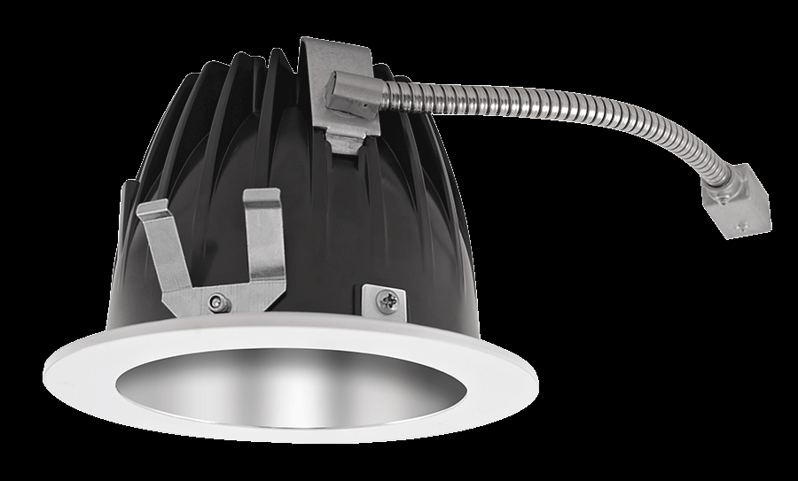 RECESSED DOWNLIGHTS 20 LUMENS NDLED6RD 6 INCH ROUND UNIVERSAL DIMMING 80 DEGREE BEAM SPREAD 2700K