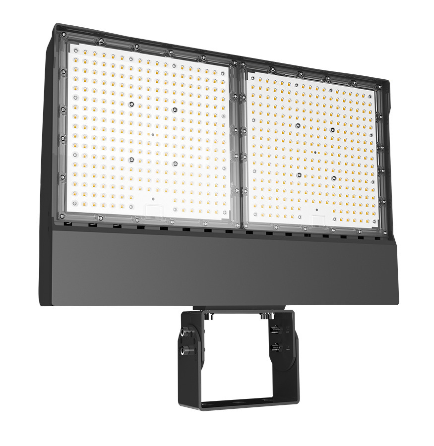 FLOODLIGHTS 37420/52388/65733 LUMENS X17 POWER ADJUSTABLE 450/350/250W 5000K TRUNNION MOUNT TWISTL