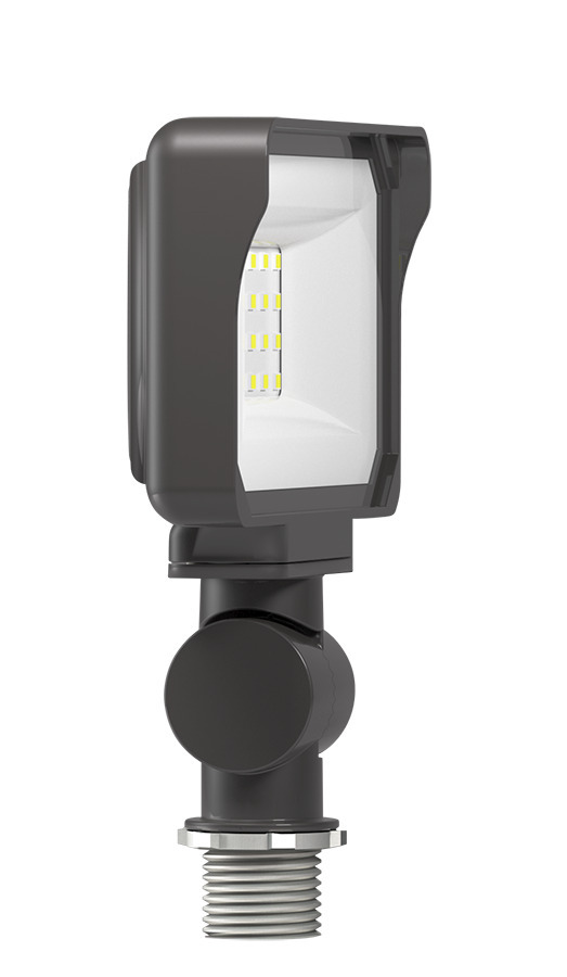 Floodlights, 1673 lumens, X34, 15W, knuckle mount, 80CRI 4000K, bronze, 120V