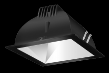 RAB Lighting NDLED6SD-80YNHC-M-B - RECESSED DOWNLIGHTS 20 LUMENS NDLED6SD 6 INCH SQUARE UNIVERSAL DIMMING 80 DEGREE BEAM SPREAD 3500K