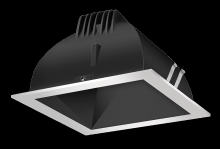 RAB Lighting NDLED4SD-WY-B-S - RECESSED DOWNLIGHTS 12 LUMENS NDLED4SD 4 INCH SQUARE UNIVERSAL DIMMING WALL WASHER BEAM SPREAD 300