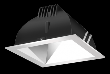 RAB Lighting NDLED6SD-80YY-S-S - RECESSED DOWNLIGHTS 20 LUMENS NDLED6SD 6 INCH SQUARE UNIVERSAL DIMMING 80 DEGREE BEAM SPREAD 2700K