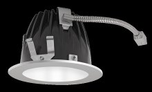 RAB Lighting NDLED6RD-80YNHC-W-S - RECESSED DOWNLIGHTS 20 LUMENS NDLED6RD 6 INCH ROUND UNIVERSAL DIMMING 80 DEGREE BEAM SPREAD 3500K