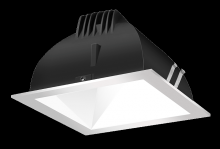 RAB Lighting NDLED4SD-50YYHC-W-S - RECESSED DOWNLIGHTS 12 LUMENS NDLED4SD 4 INCH SQUARE UNIVERSAL DIMMING 50 DEGREE BEAM SPREAD 2700K