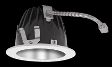 RAB Lighting NDLED4RD-80YNHC-S-W - RECESSED DOWNLIGHTS 12 LUMENS NDLED4RD 4 INCH ROUND UNIVERSAL DIMMING 80 DEGREE BEAM SPREAD 3500K