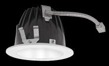 RAB Lighting NDLED4RD-80YHC-W-W - RECESSED DOWNLIGHTS 12 LUMENS NDLED4RD 4 INCH ROUND UNIVERSAL DIMMING 80 DEGREE BEAM SPREAD 3000K