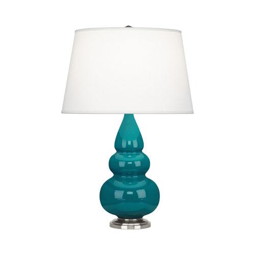 Peacock Small Triple Gourd Accent Lamp