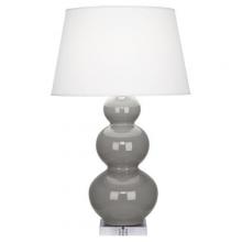 Robert Abbey A359X - Smokey Taupe Triple Gourd Table Lamp