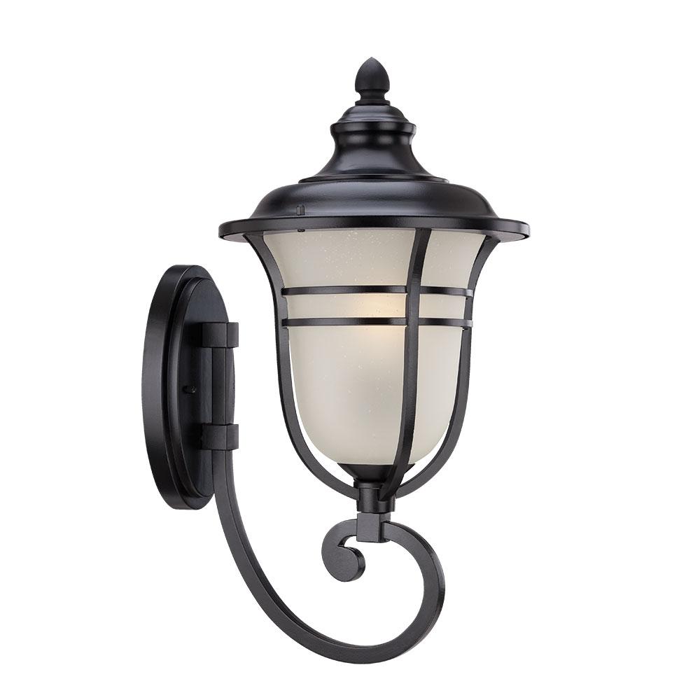 Montclair 1-Light Matte Black Wall Light