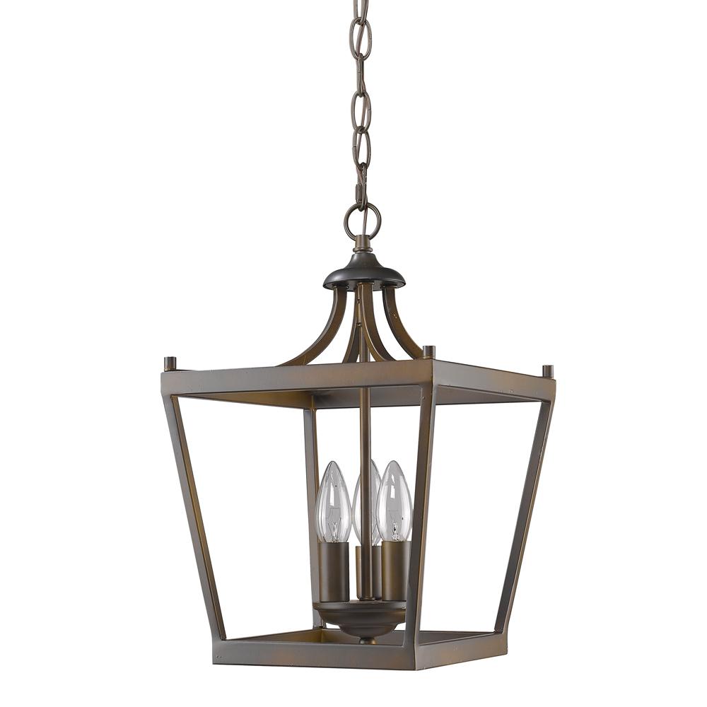 Indoor 3-Light Pendant In Oil Rubbed Bronze