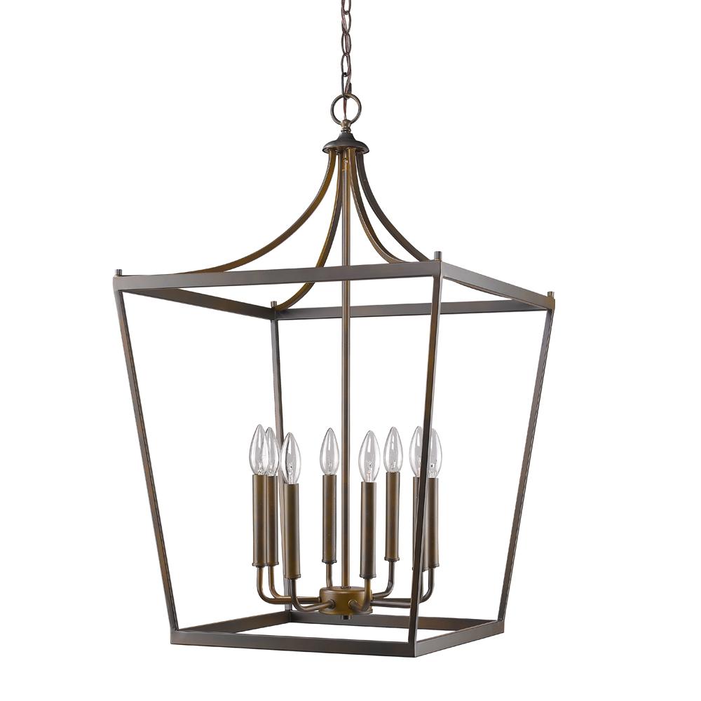 Indoor 8-Light Pendant Oil Rubbed Bronze