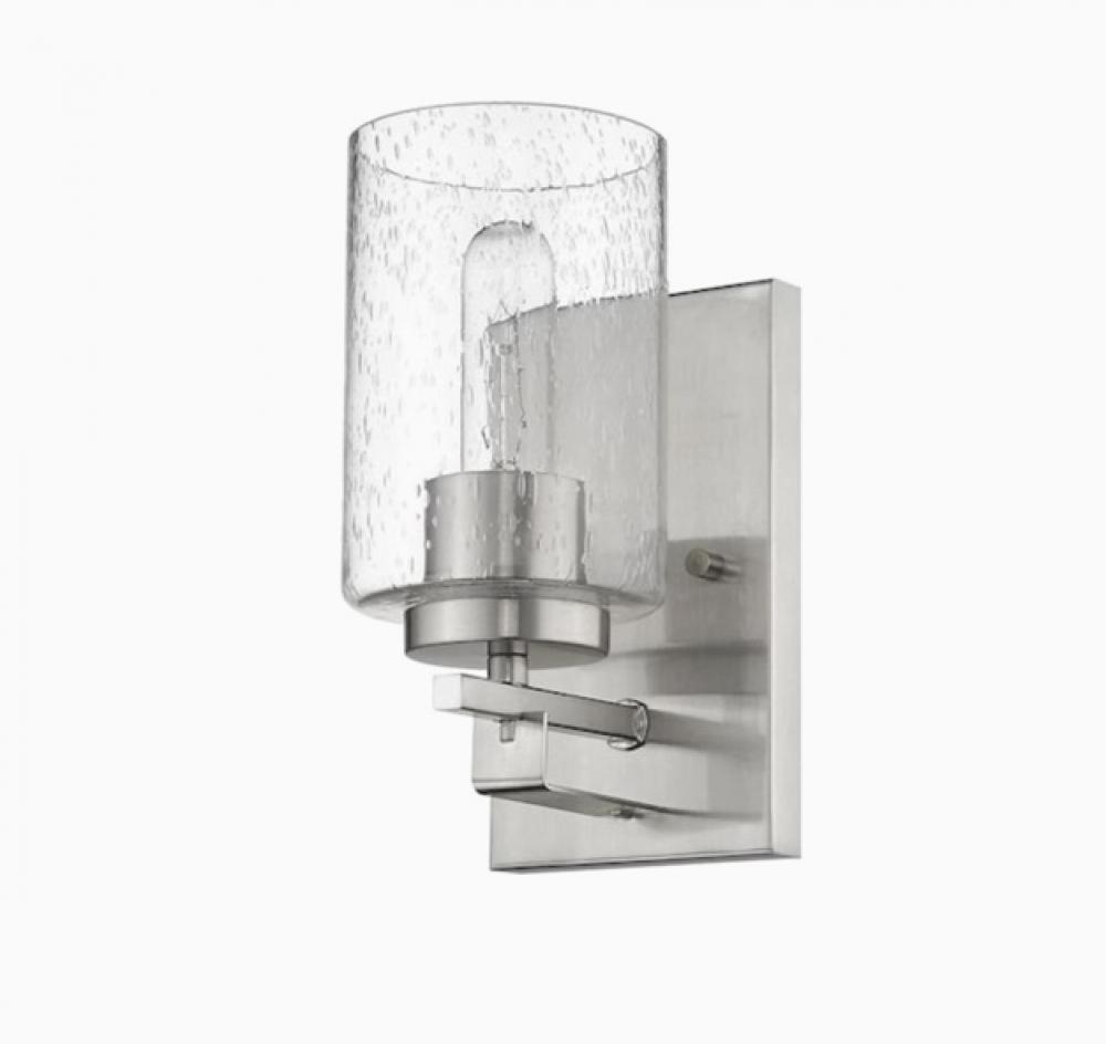 1-Light Satin Nickel Sconce