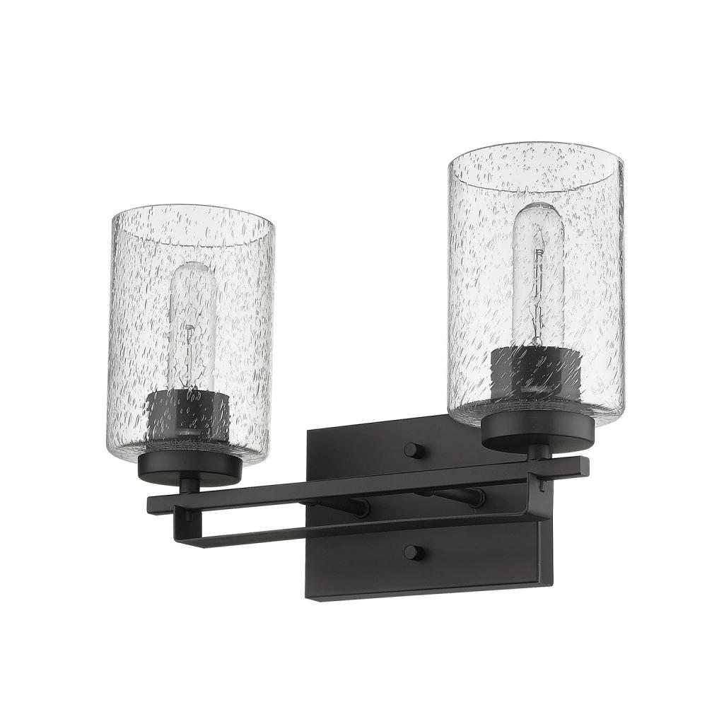 2-Light Oil-Rubbed Bronze Sconce