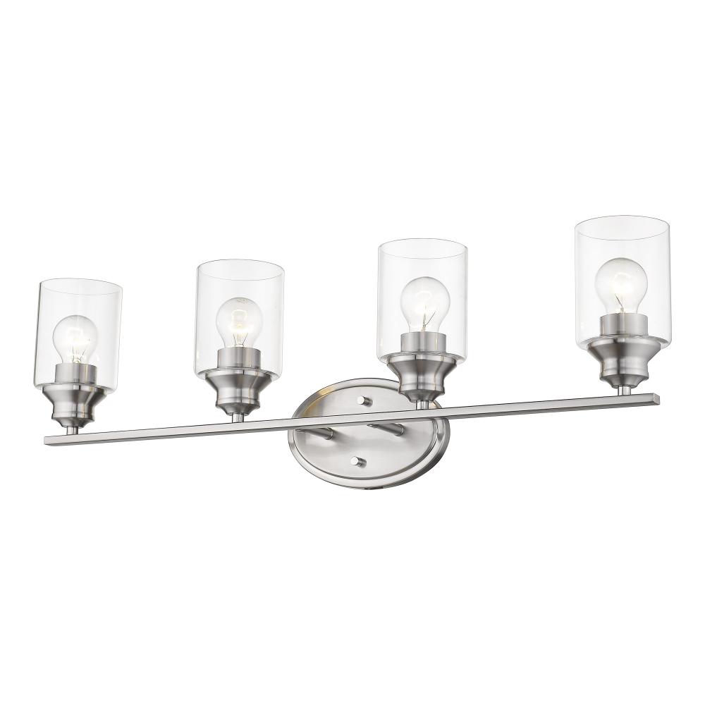 Gemma 4-Light Satin Nickel Vanity