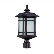 Acclaim Lighting 8117ABZ - Somerset Collection Post-Mount 1-Light Outdoor Architectural Bronze Light Fixture