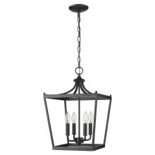 Acclaim Lighting IN11133BK - 4-Light Matte Black Chandelier