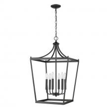 Acclaim Lighting IN11134BK - 6-Light Matte Black Chandelier