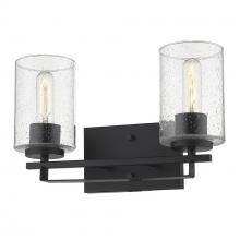 Acclaim Lighting IN41101BK - 2-Light Matte Black Sconce