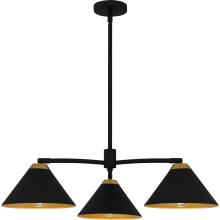 Quoizel ALS5032MBK - Alscott 3-Light Matte Black Chandelier