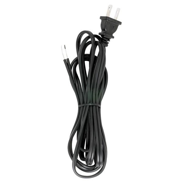 8 Ft.Full Tinned Cord Sets18/2 SPT-2-105C Cord Sets - Molded Plug - Full Tinned Tips for Push-In