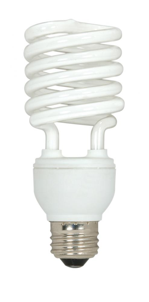 23 Watt; Mini Spiral Compact Fluorescent; 5000K; 82 CRI; Medium base; 120 Volt; 3-pack