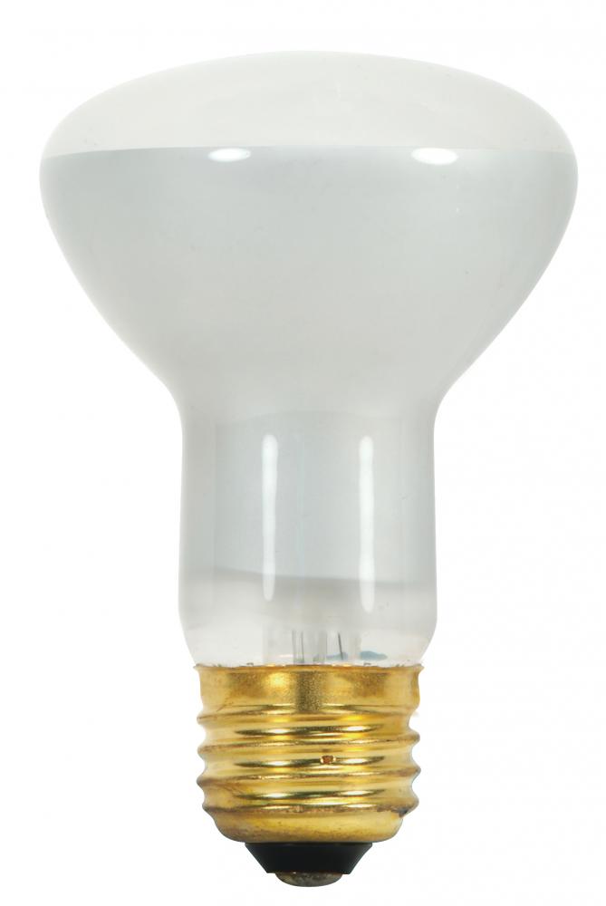 45 Watt R20 Incandescent; Frost; 5000 Average rated hours; 280 Lumens; Medium base; 130 Volt