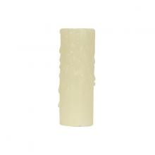 Satco Products Inc. 80/1972 - Bee's Drip (Bee's Wax) Candelabra Base; Ivory Finish; 7/8" Inside Diameter; 1-5/32"