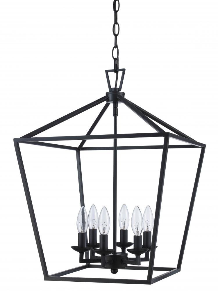 Lacey 16" Pendant Style Cage Chandelier