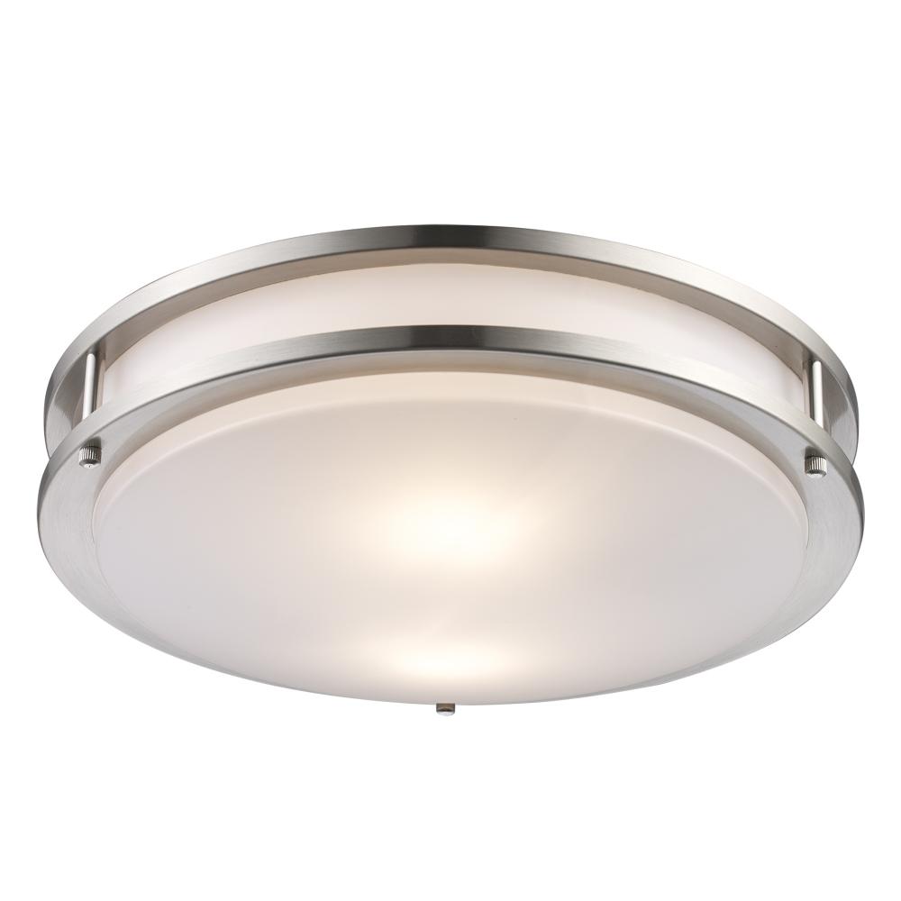 Flush Mount Lighting Brushed Nickel