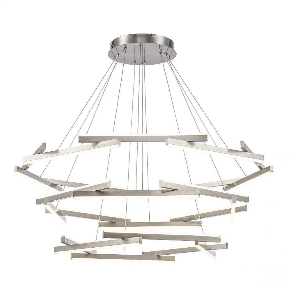 Celestia Chandeliers Brushed Nickel