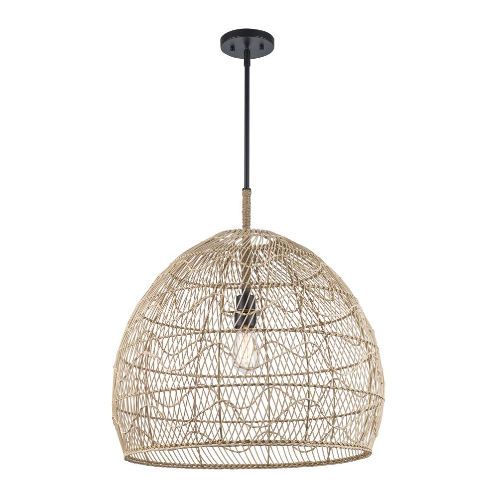 Reef 1 - Light Rattan Pendant