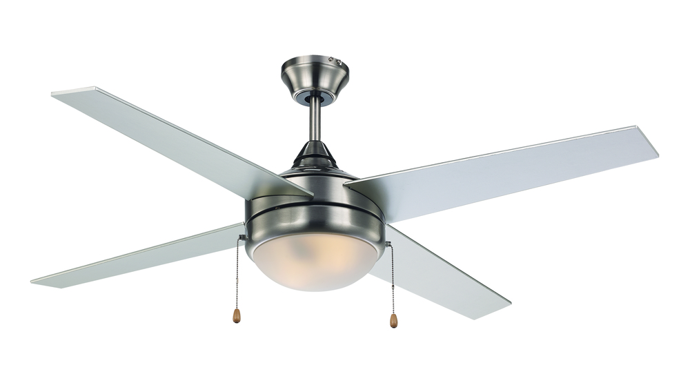 Brushed Nickel Fan 4 BLADES-BN