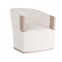 Arteriors Home GDFRU01 - Reveal Swivel Lounge Chair Bone Linen