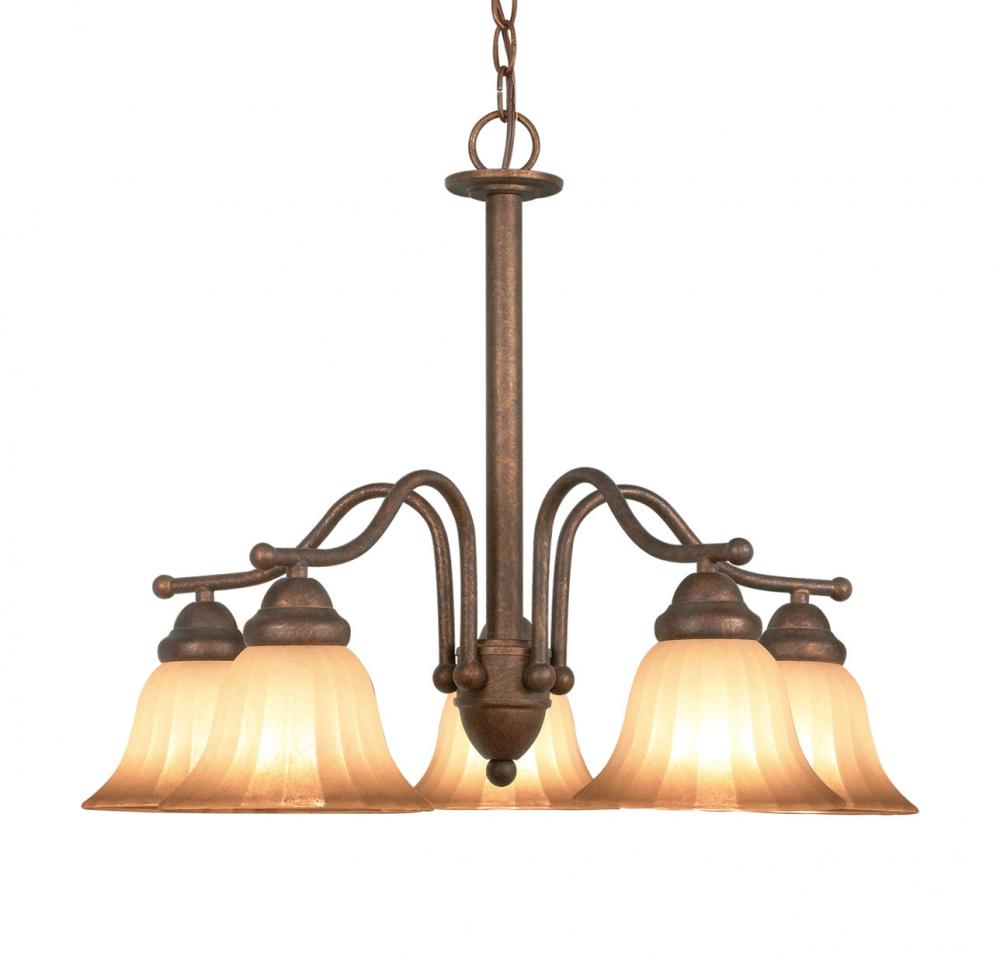 Bronze Down Chandelier