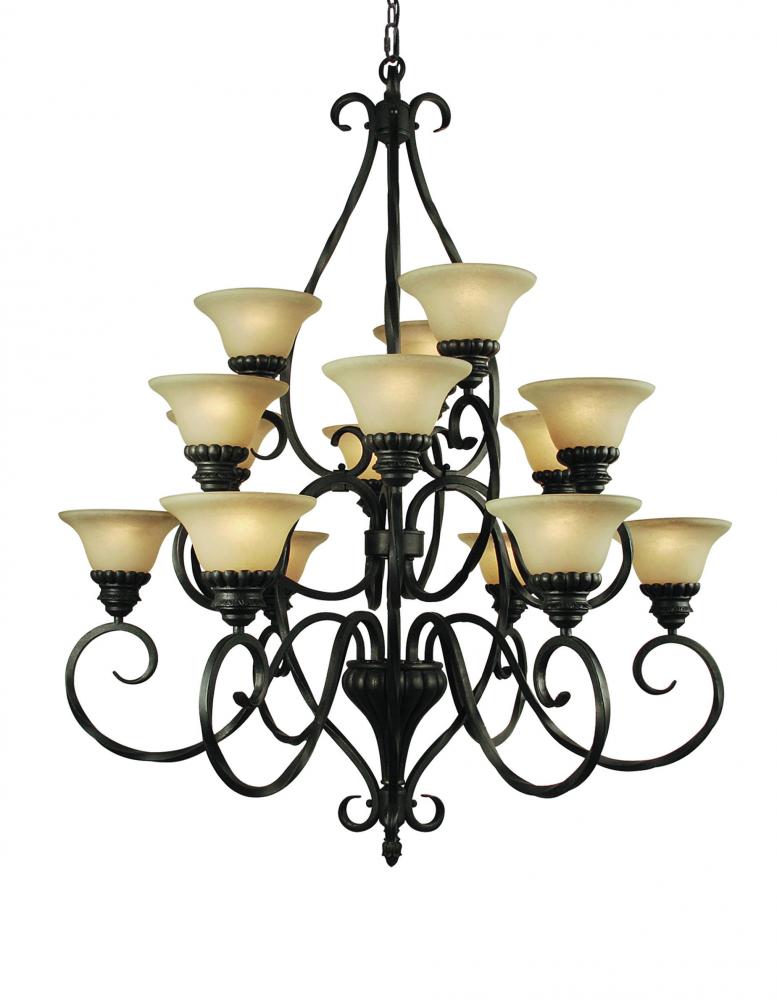 Bronze Up Chandelier