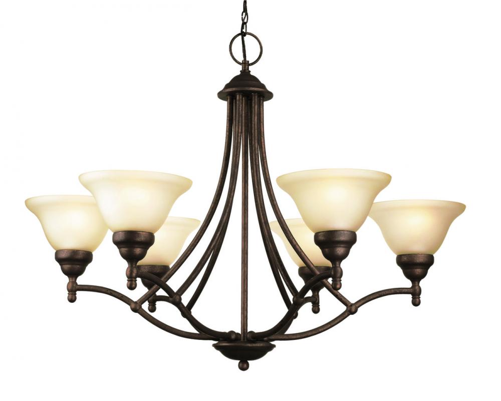 Bronze Up Chandelier