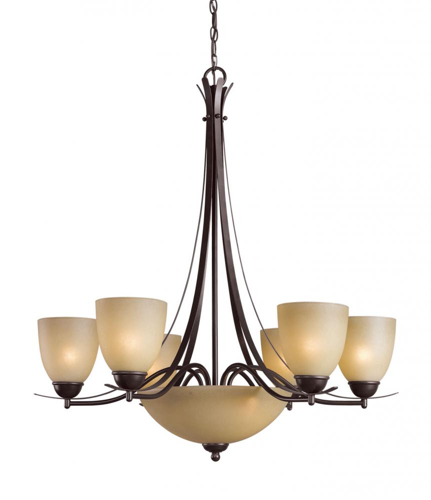 Bronze Up Chandelier